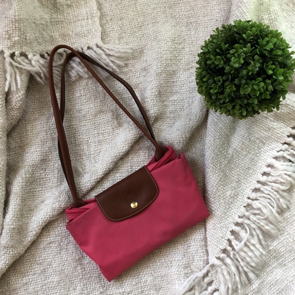 Longchamp Handbags - Longchamp | Hot Pink Tote | Gold